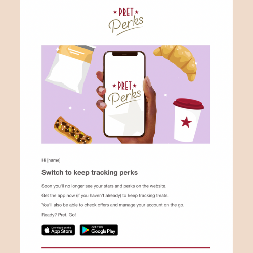 Email to switch