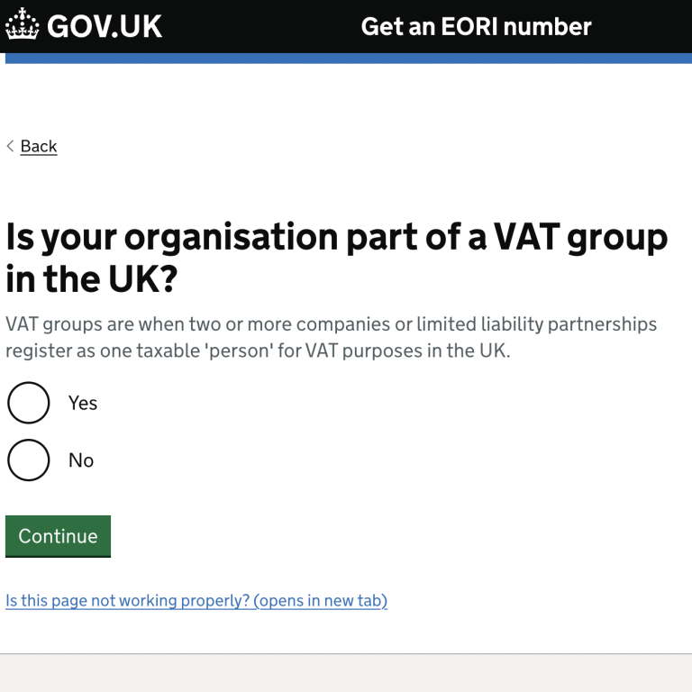 Get an EORI digital apply