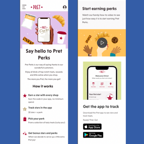landing page