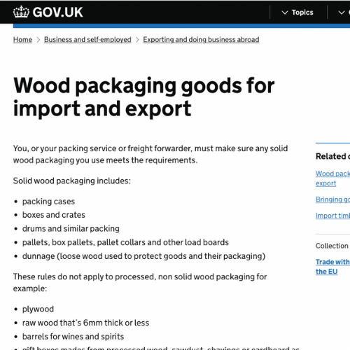 wood import exporting
